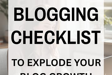 Weekly Blogging Checklist to Explode Your Blog Growth