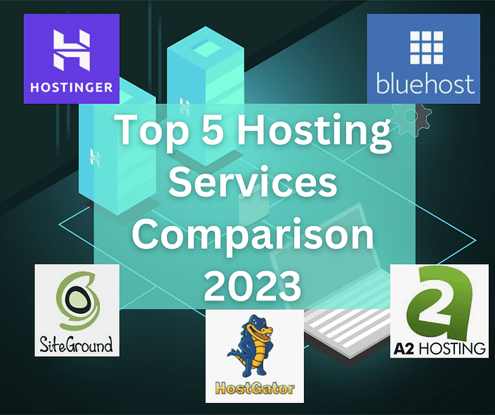 Top 5 WordPress Hosting Services Comparison for 2023