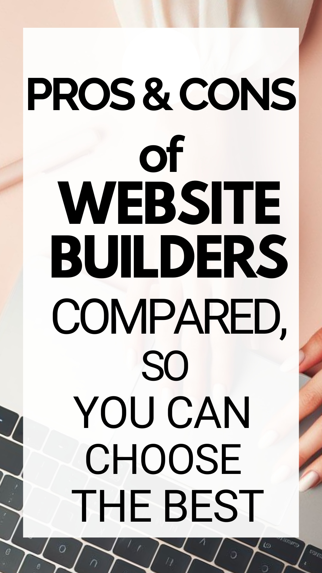 pros and cons of website builders